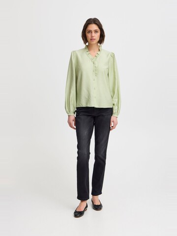 Camicia da donna 'Laya' di ICHI in verde