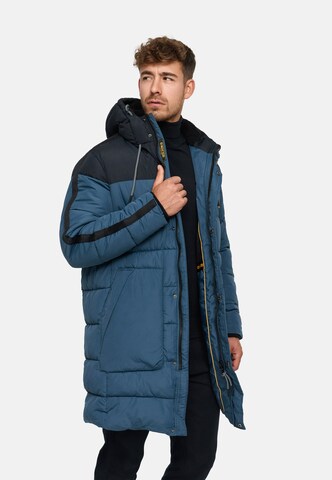 INDICODE JEANS Winter coat 'Kenter' in Blue