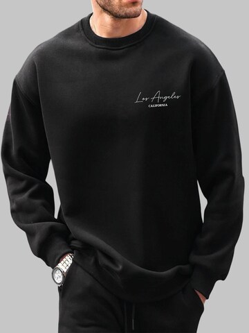 RMK Sweatshirt 'LA Los Angeles' in Black: front