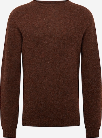 NORSE PROJECTS Sweter 'Birnir' w kolorze brązowy: przód