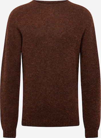 Pull-over 'Birnir' NORSE PROJECTS en marron : devant