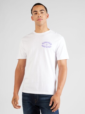 Volcom T-Shirt 'TRUE MECHA' in Weiß: Vorderseite
