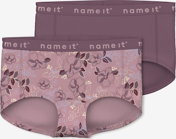 NAME IT Underpants in Purple: front