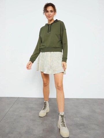 Sweat-shirt Tommy Life en vert