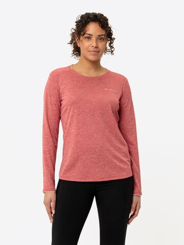 VAUDE Shirt 'Essential' in Red: front
