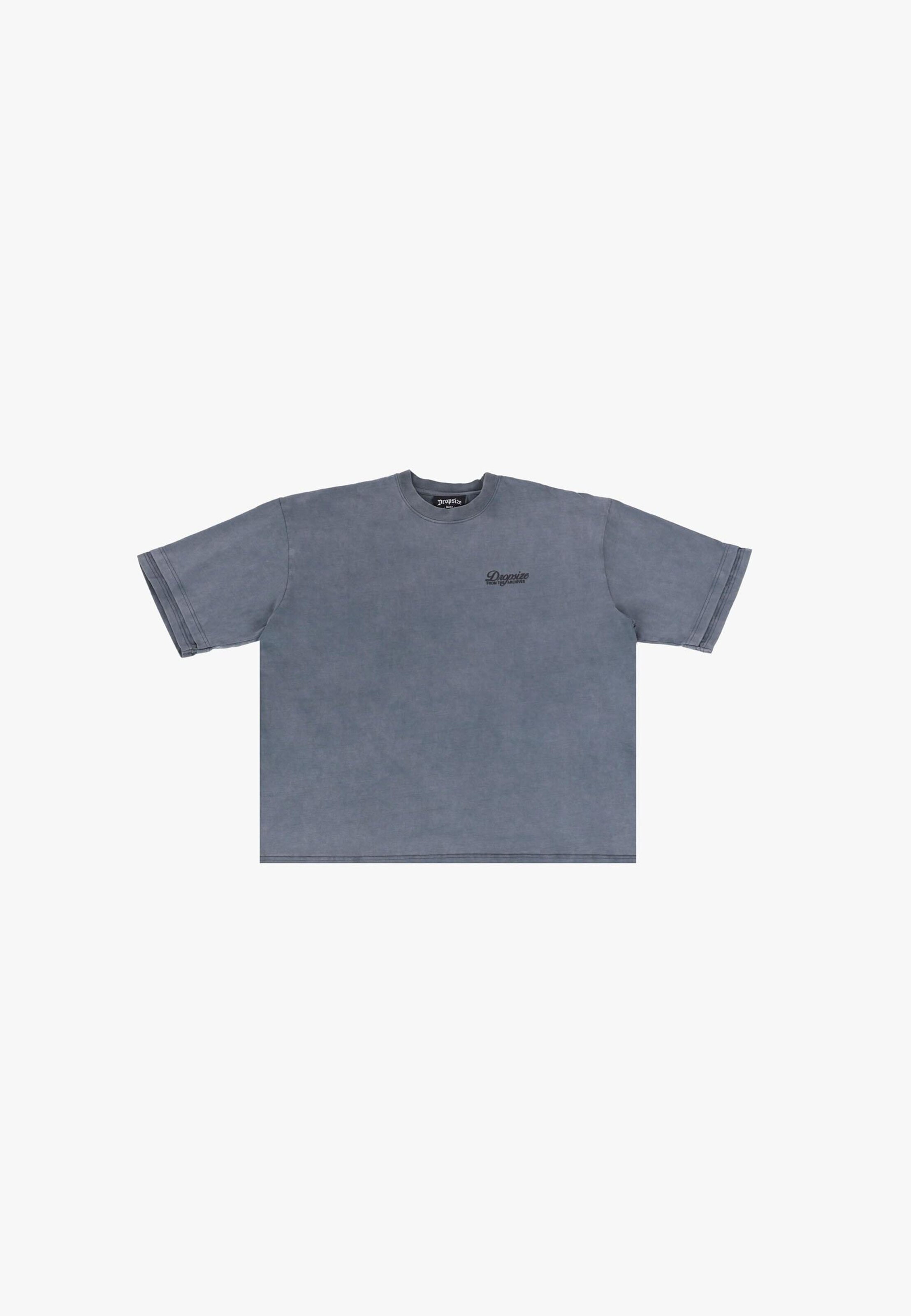 Dropsize T-Shirt in Grau: Vorderseite