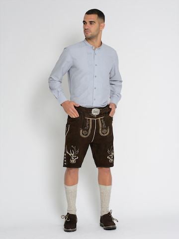 Rißberg Regular Klederdracht broek in Bruin