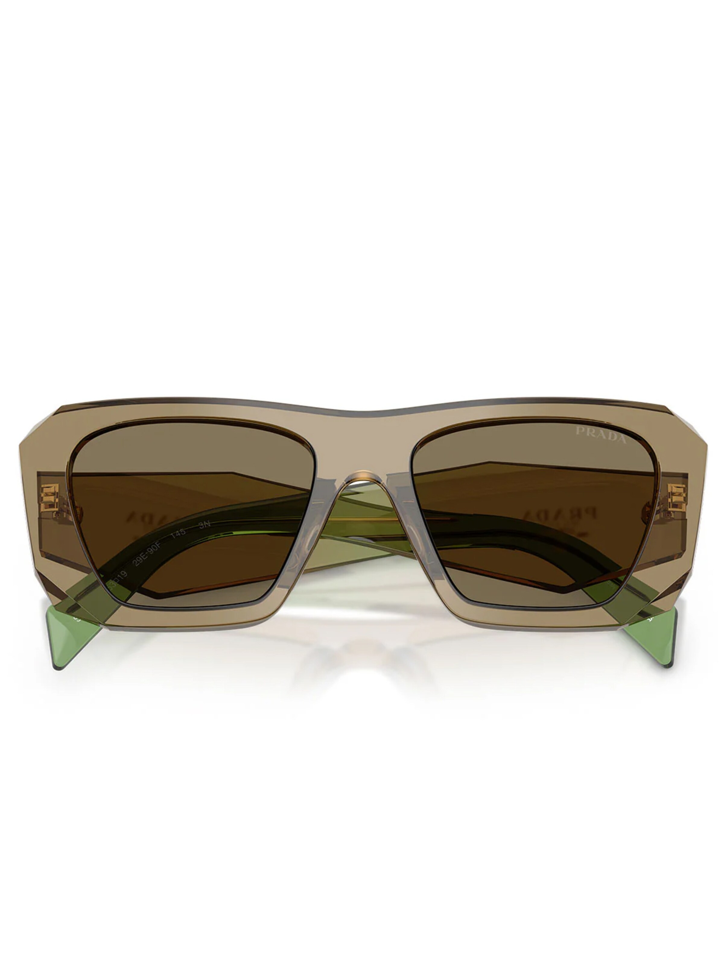 PRADA Zonnebril 'Prada Occhiali da Sole PRB18S 29E90F Terra/Marrone Chiaro Donna' in Bruin