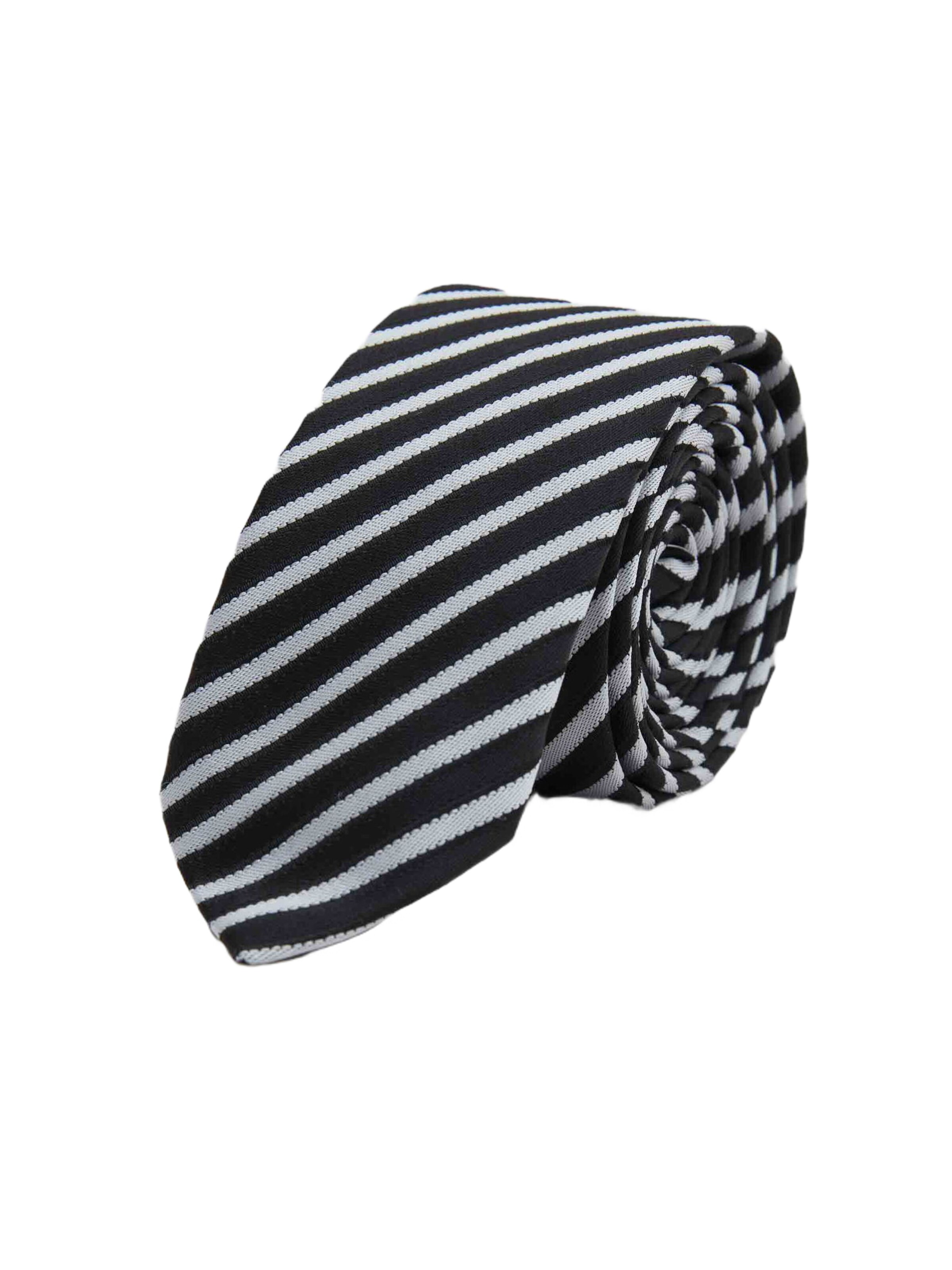 D’S Damat Krawatte in Schwarz: Vorderseite