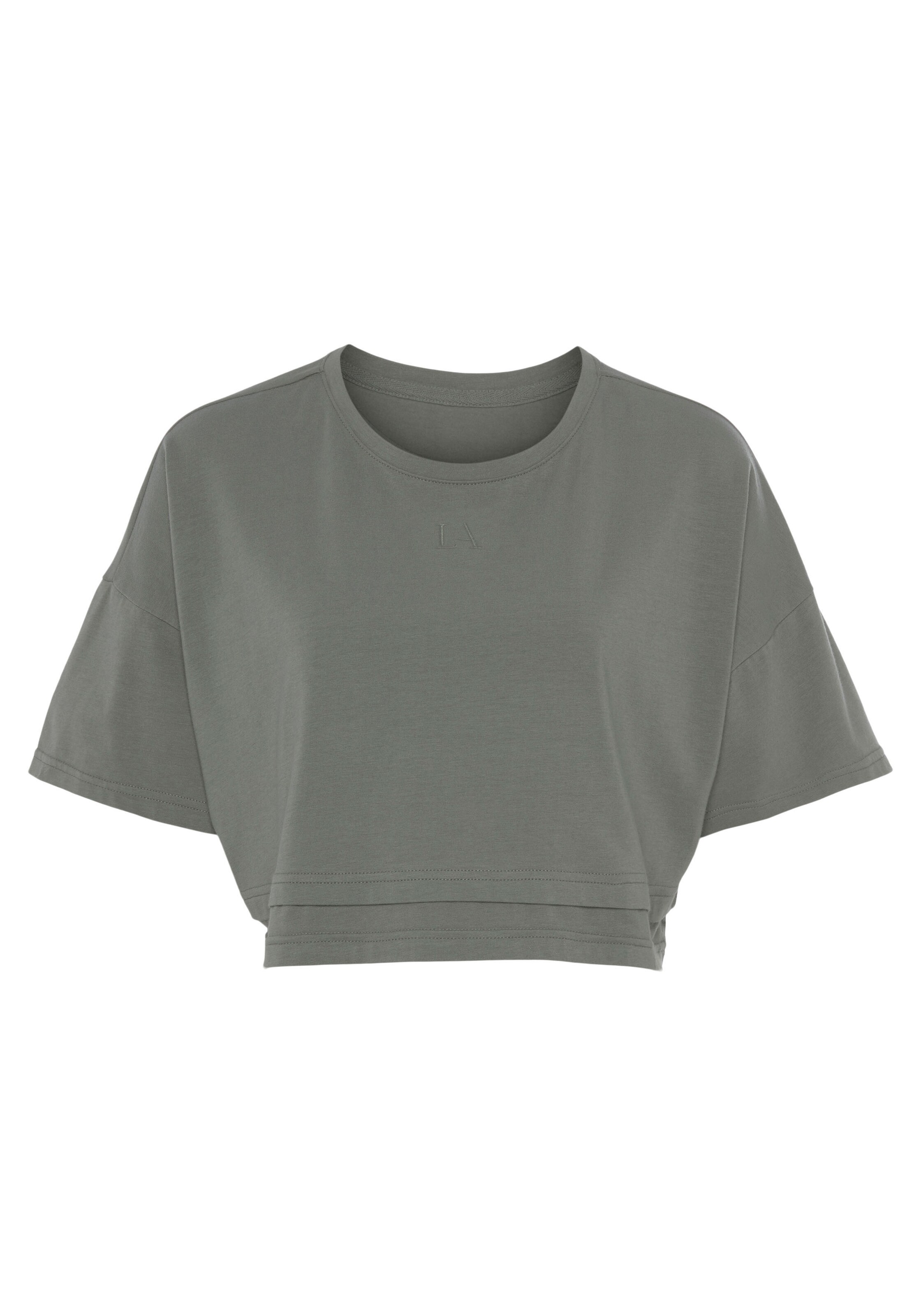 LASCANA Shirt in Grey: front