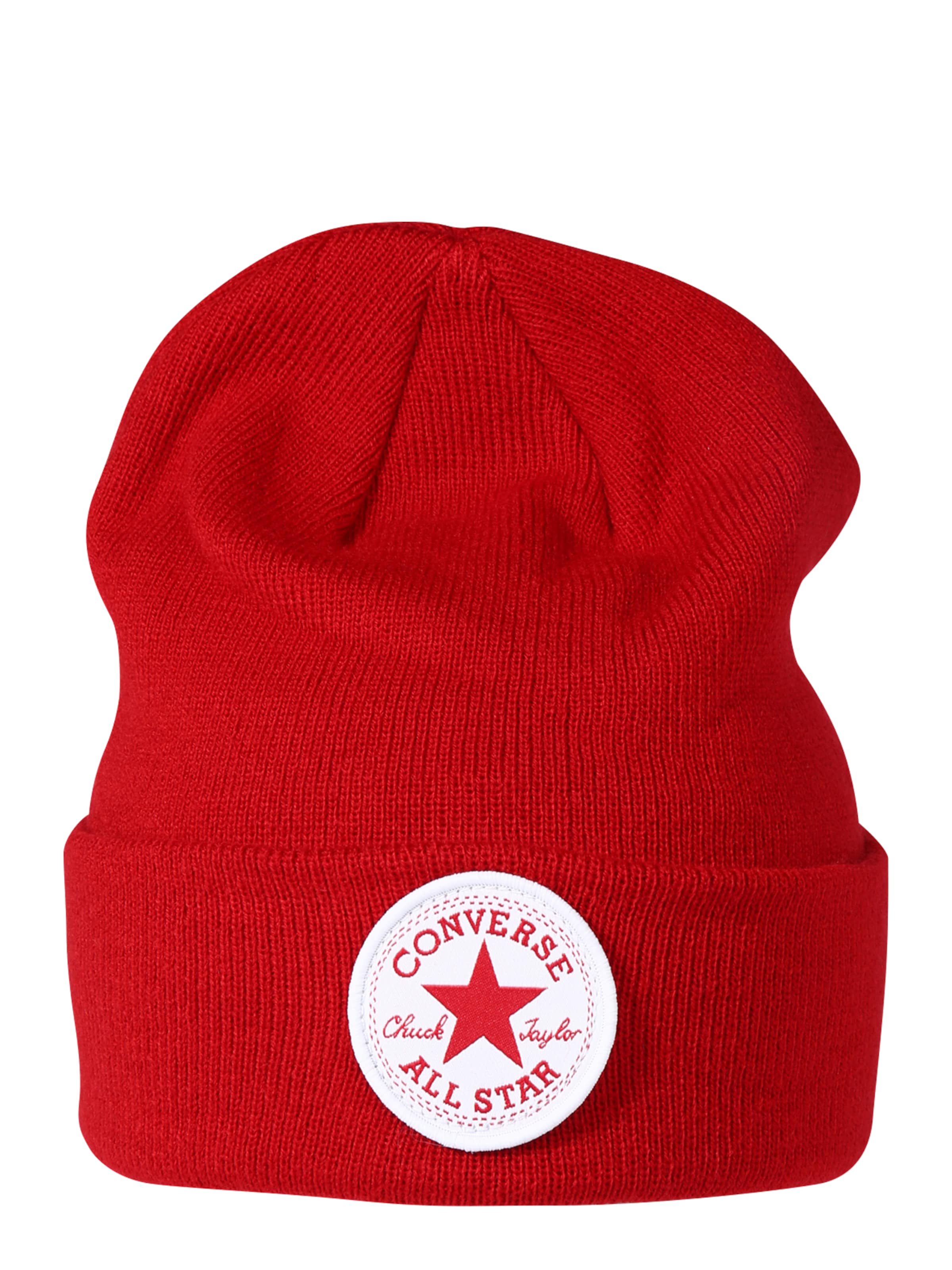 CONVERSE Шапка в червено: отпред