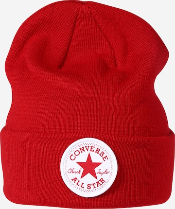 raudona CONVERSE Megzta kepurė: priekis