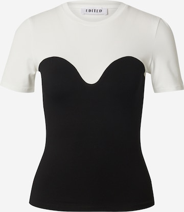 Tricou 'Editha' de la EDITED pe negru: față