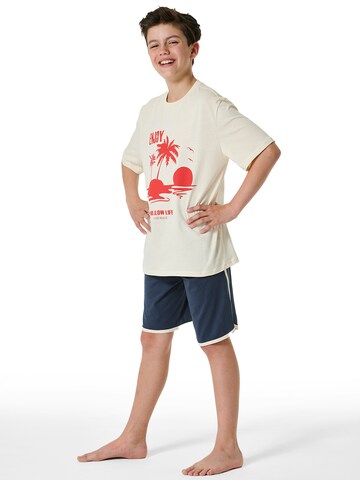 SCHIESSER - Pijama 'Teens Nightwear' en beige: frente