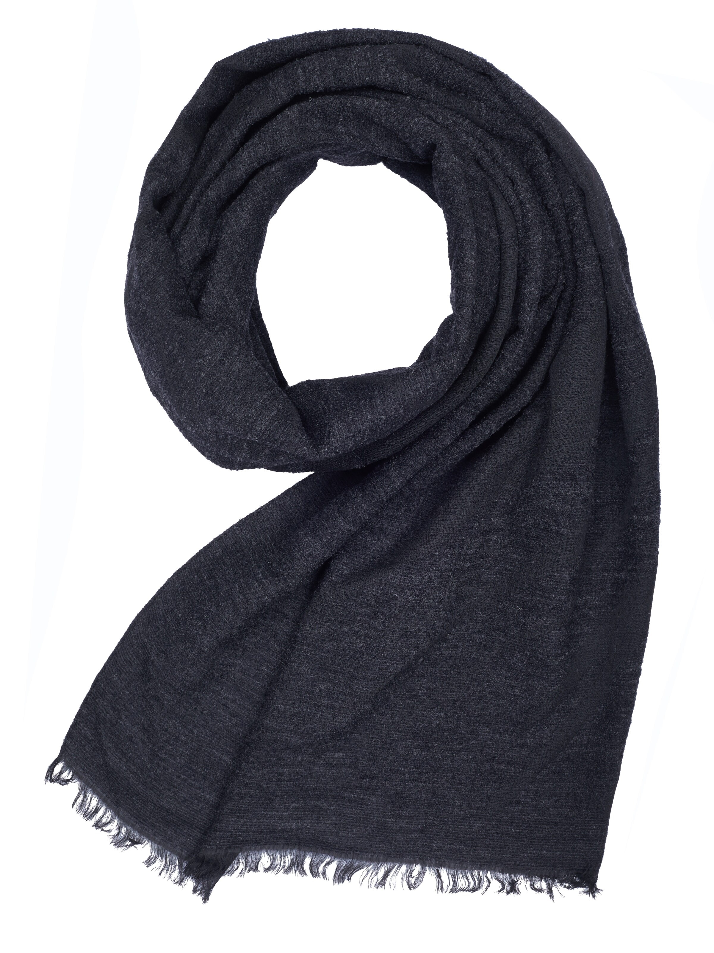 ARMANI Schal‌‌‌‌ in Schwarz: Vorderseite