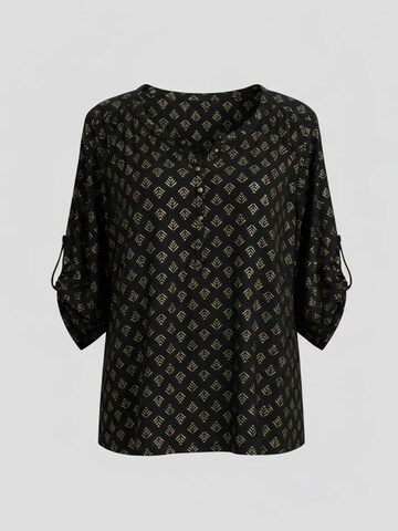 Shape Of You Bluse in Schwarz