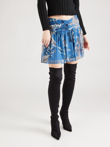 GUESS Rok 'BIANCA' in Blauw: voorkant