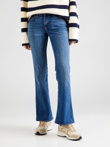 HOLLISTER Bootcut Jeans in Blauw: voorkant