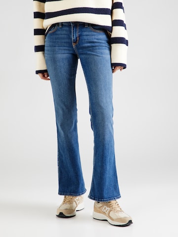 HOLLISTER Bootcut Jeans in Blauw: voorkant
