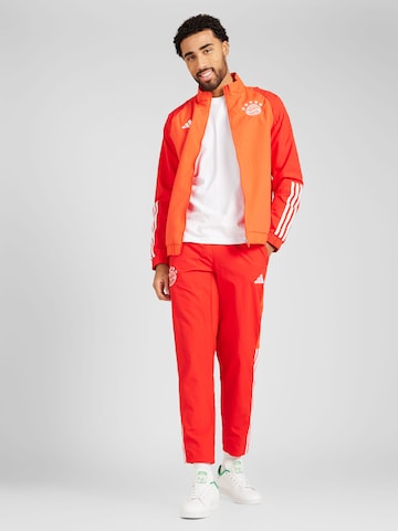 ADIDAS PERFORMANCE Athletic Jacket 'FC Bayern München' in Red