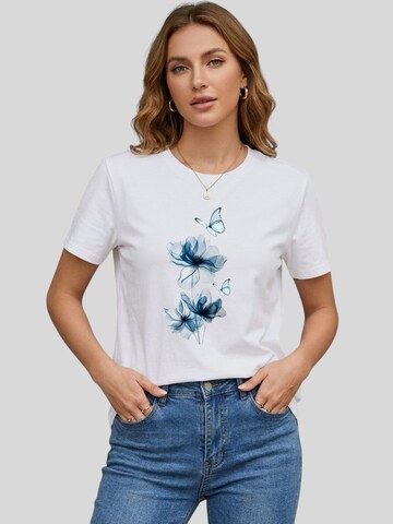 T-shirt 'Women Tops' LapaPlus en blanc