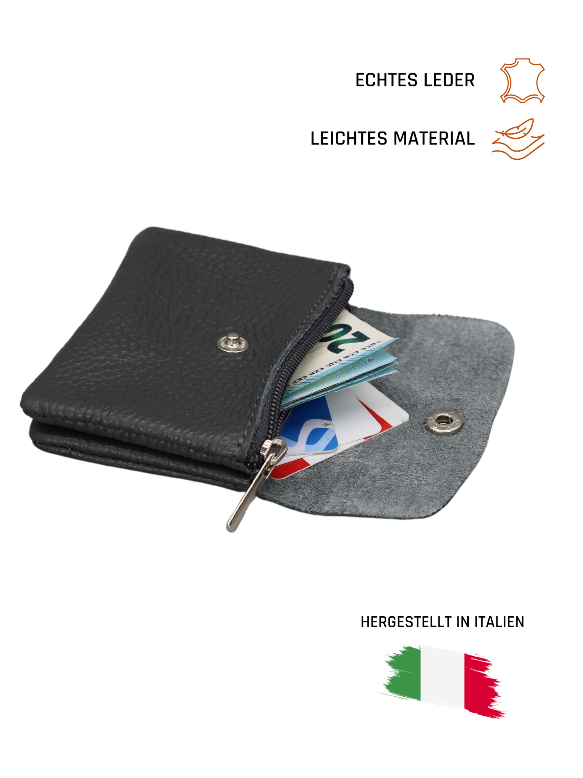 Adel Bags Wallet 'Mini' in Grey