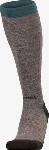 UphillSport Athletic Socks 'OUNA' in Grey: front