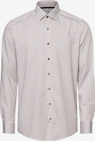 OLYMP Button Up Shirt in Beige: front