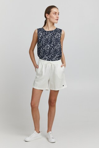 Oxmo Loosefit Broek 'Algea' in Wit
