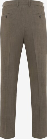 BENVENUTO Regular Pleated Pants 'MARIO' in Grey