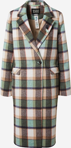 Manteau mi-saison SCOTCH & SODA en vert : devant