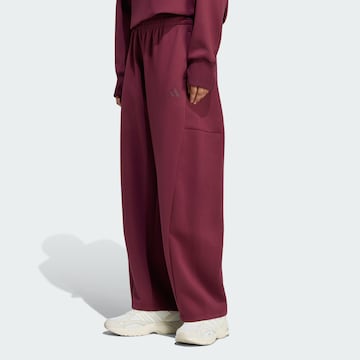 Barrel Pantaloni sportivi 'Soft Lux' di ADIDAS SPORTSWEAR in rosso: frontale