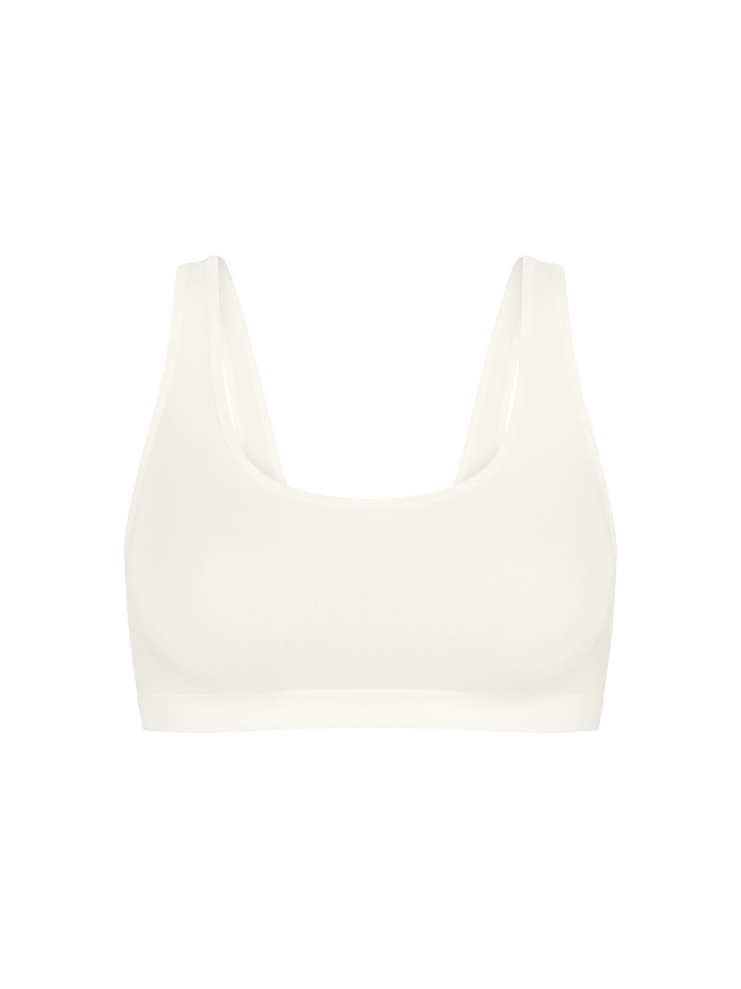 SLOGGI Bra ' Blue Go Sense ' in White: front