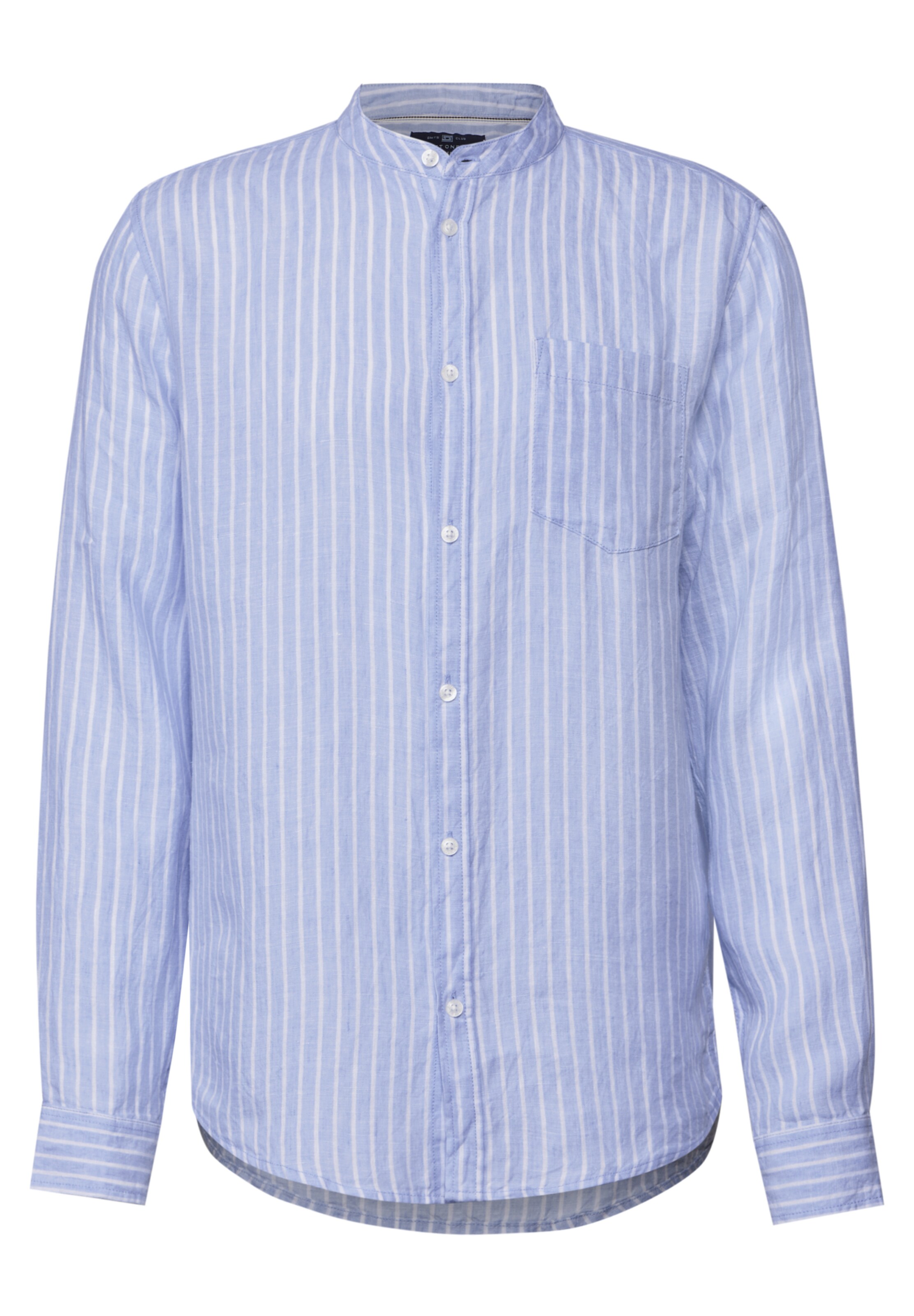 Street One MEN Regular Fit Hemd in Blau: Vorderseite