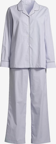 SEIDENSTICKER Pyjama 'Web' in Blau: Vorderseite