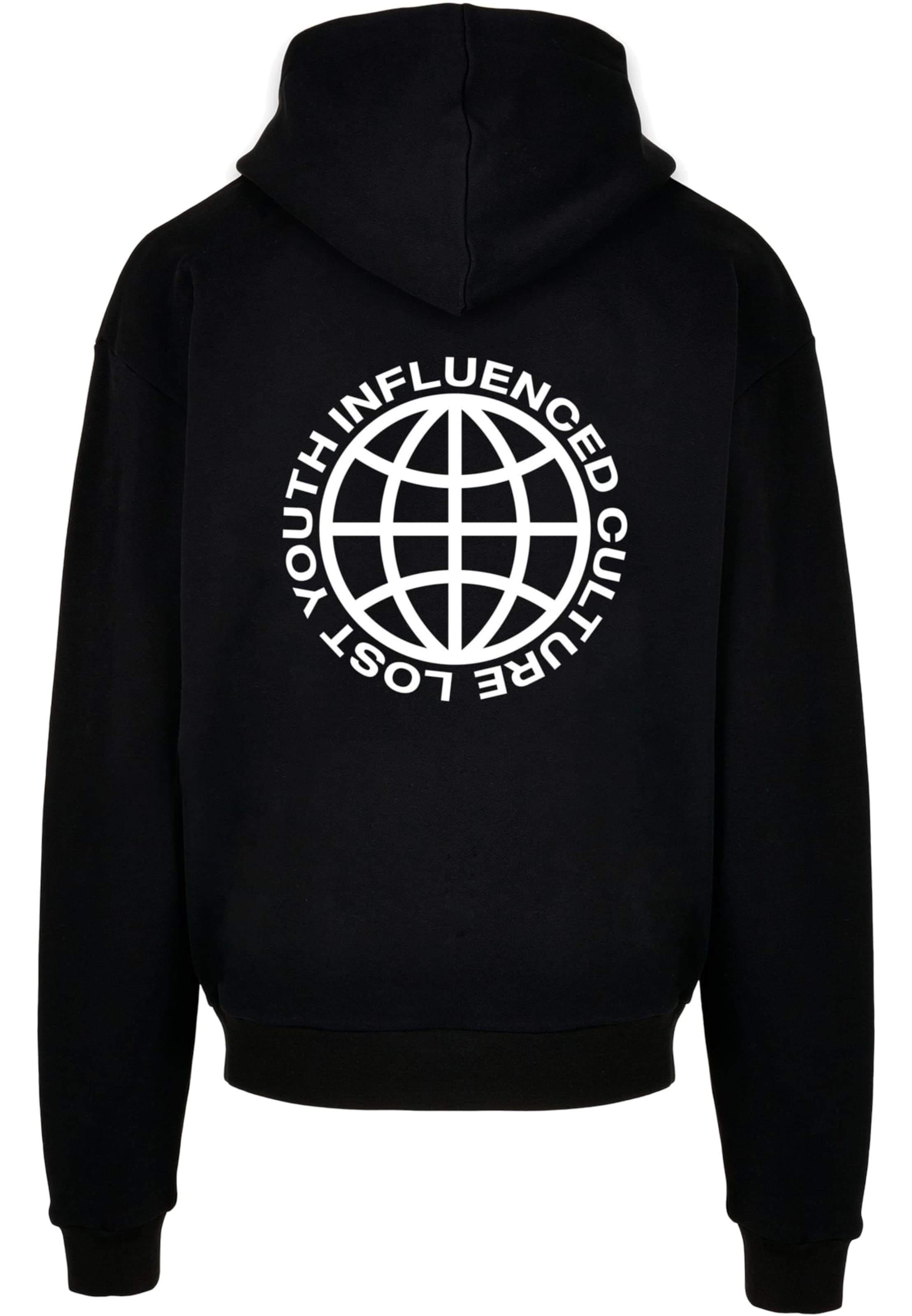 Lost Youth Collegepaita 'Influenced' värissä musta