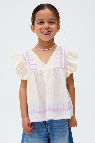 RAFFYA Bluse 'Mariana' in Beige: Vorderseite