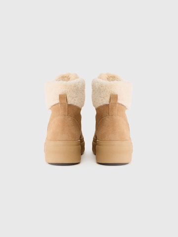 Blauer.USA Snørestøvletter 'EMERY01' i beige