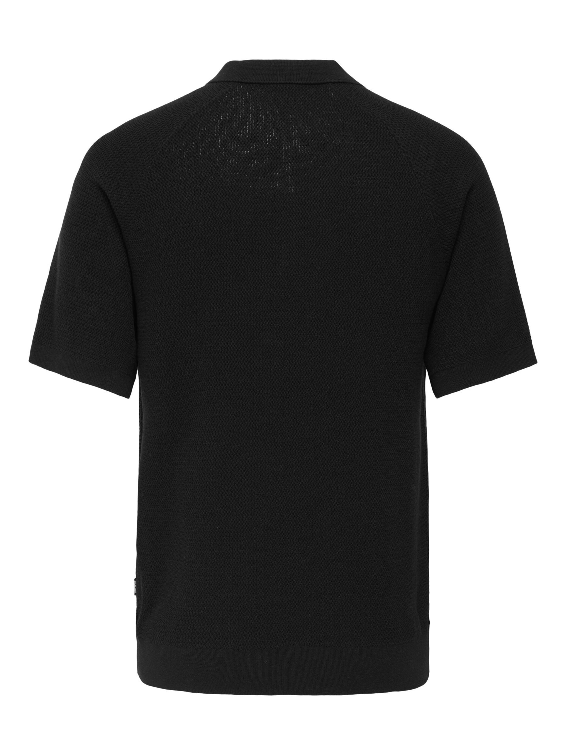 Only & Sons Shirt  'James' in Schwarz