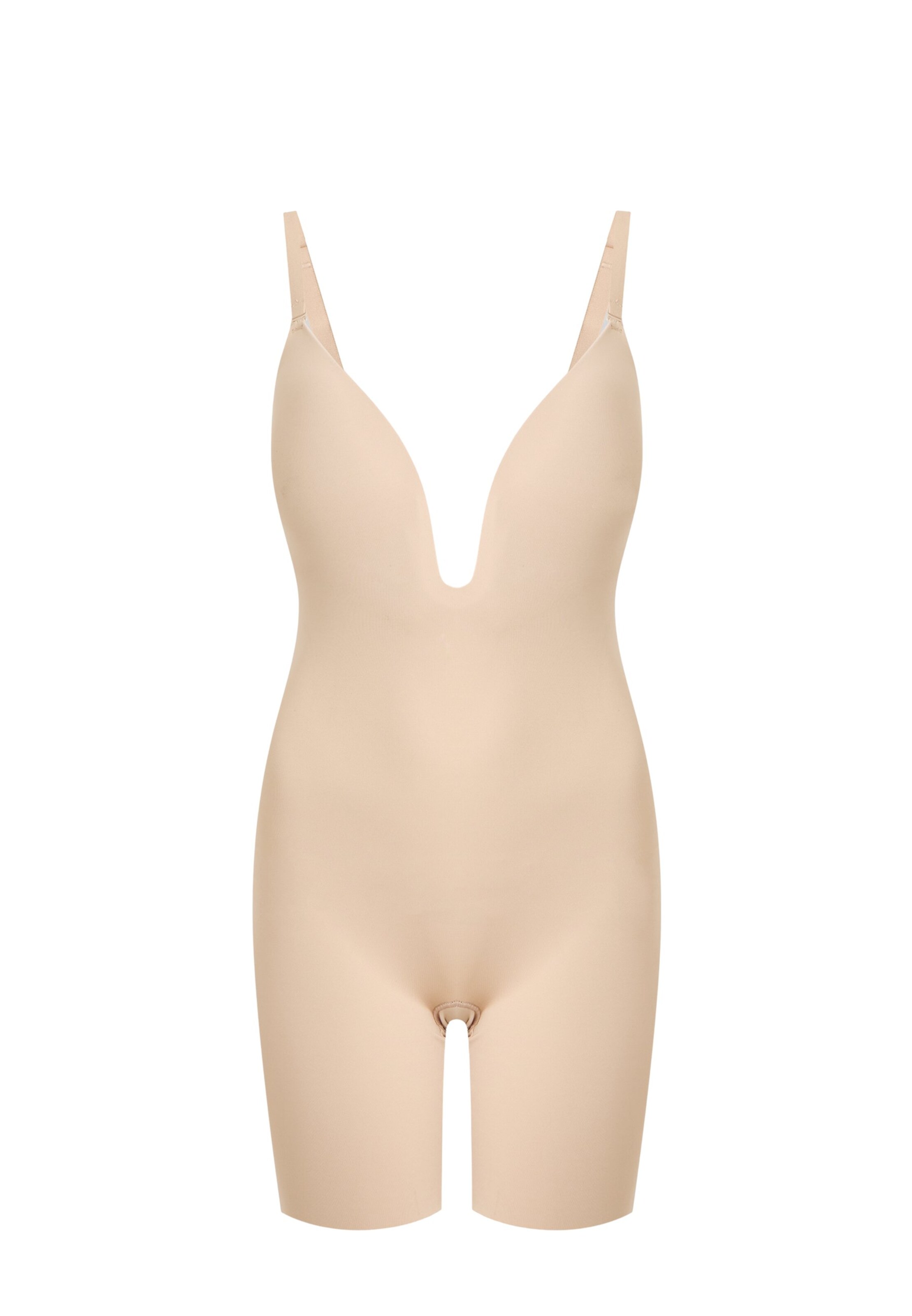 SPANX Formujúce body - Béžová: predná strana