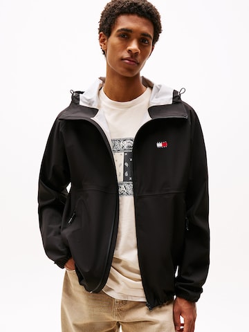 Tommy Jeans Between-Season Jacket in Black: front