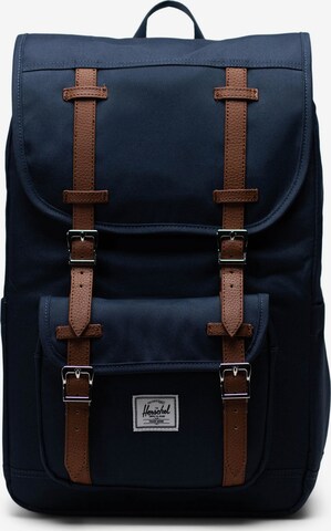 Herschel Ryggsäck 'Little America™ Mid' i blå: framsida