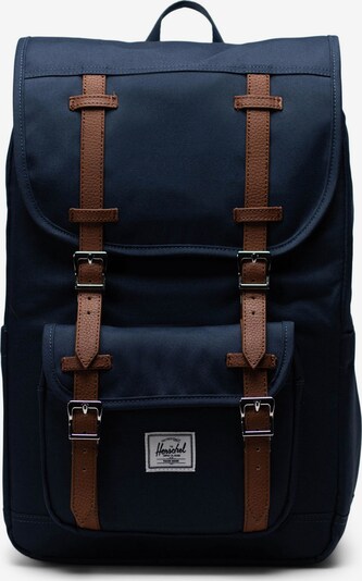 Herschel Ryggsäck 'Little America™ Mid' i marinblå / karamell, Produktvy