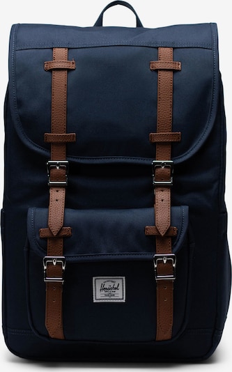 Herschel Mugursoma 'Little America™ Mid', krāsa - tumši zils / karameļkrāsas, Preces skats