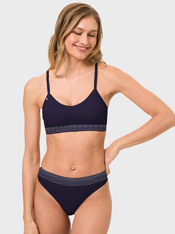 BeeDees Top 'Bustier Comfee Strap Top' in Blue