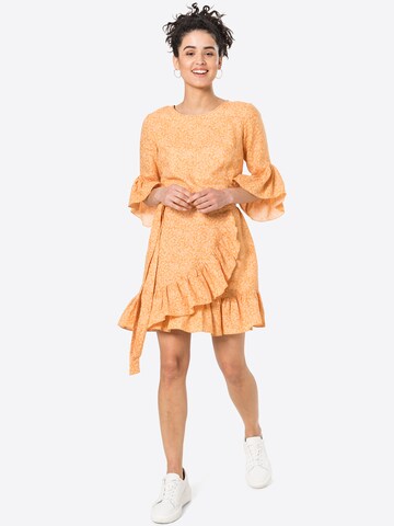 KAN Dress 'BLOOM' in Orange: front