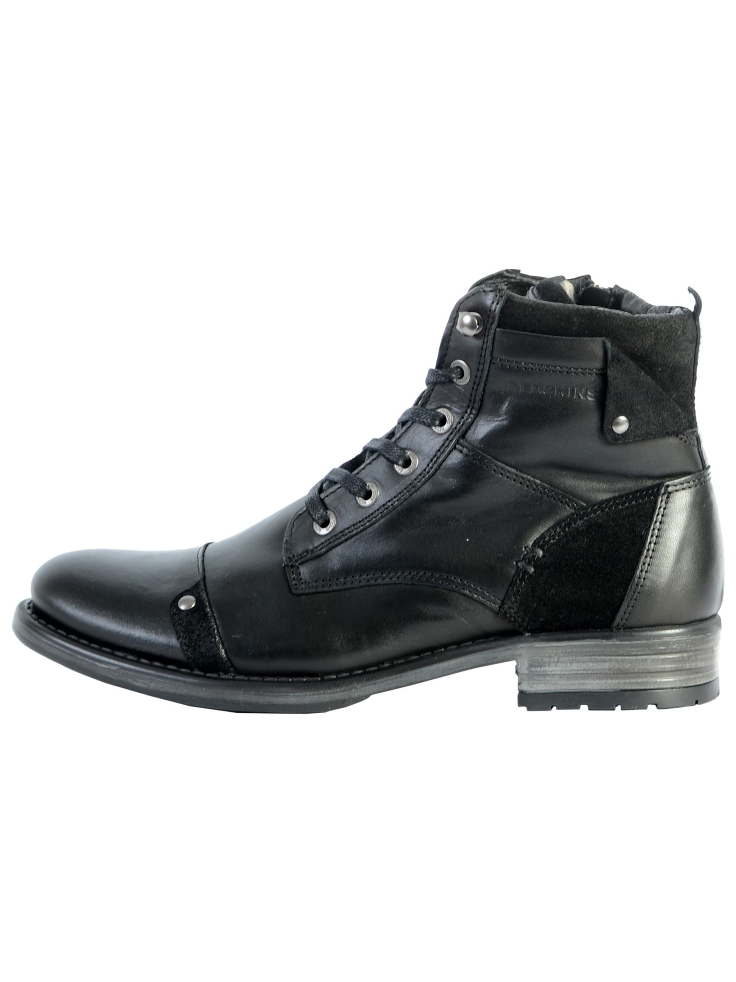 REDSKINS Boots in Black: front