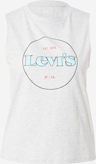 LEVI'S ® Top 'Graphic Band Tank' in hellblau / graumeliert / rot / schwarz, Produktansicht