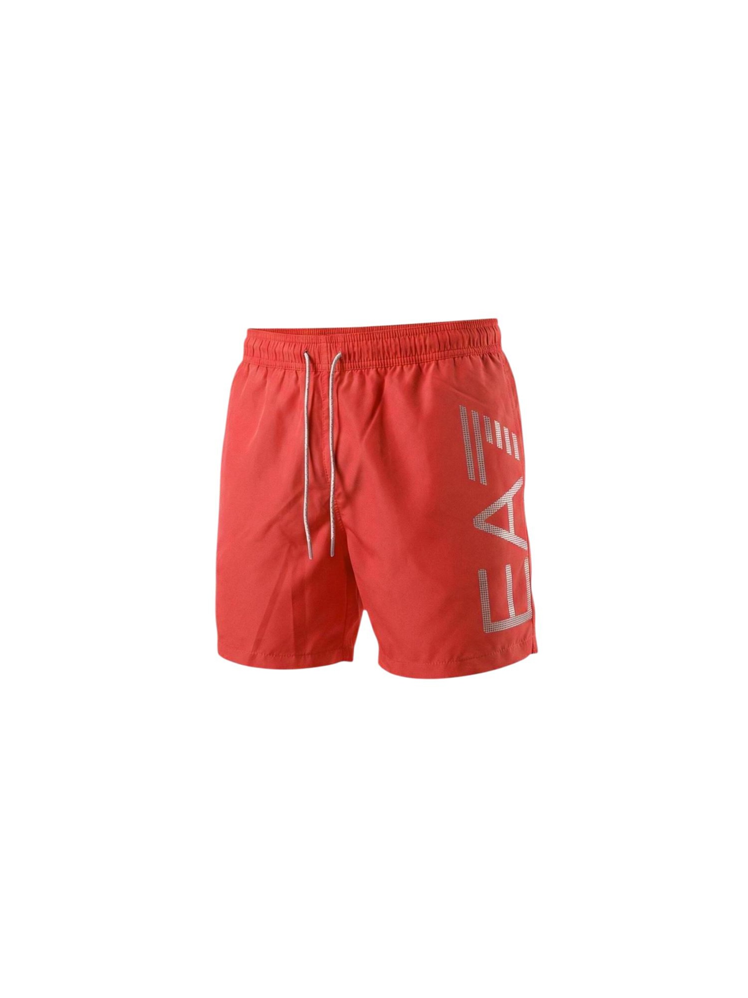 Pantaloncini da bagno '7M002001 AF14497' di EA7 Emporio Armani in rosso