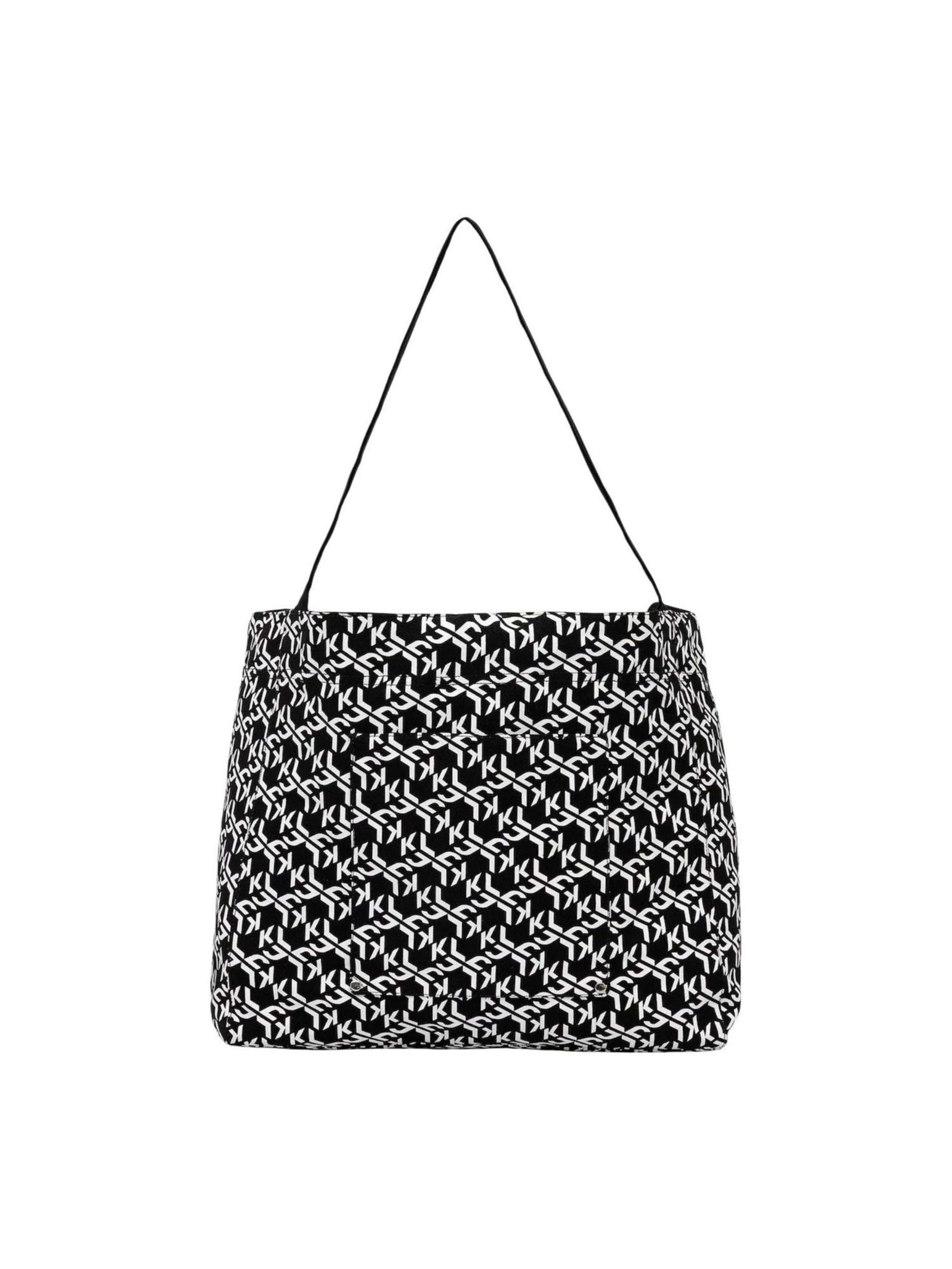 Shopper 'KLJ Ew Reversible Shopper Mono B1W50009' in One Size KARL LAGERFELD JEANS di colore nero, Visualizzazione prodotti
